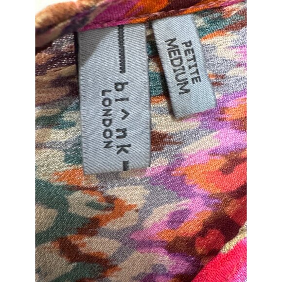 Blank London Womens Petite Medium Multicolor Boho Blouse - Anthropologie - Picture 6 of 8